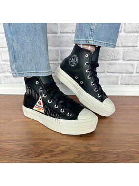 ⭐Converse Chuck Taylor All Star Platform Western Chain Sz 8 Womens Shoes A15473C